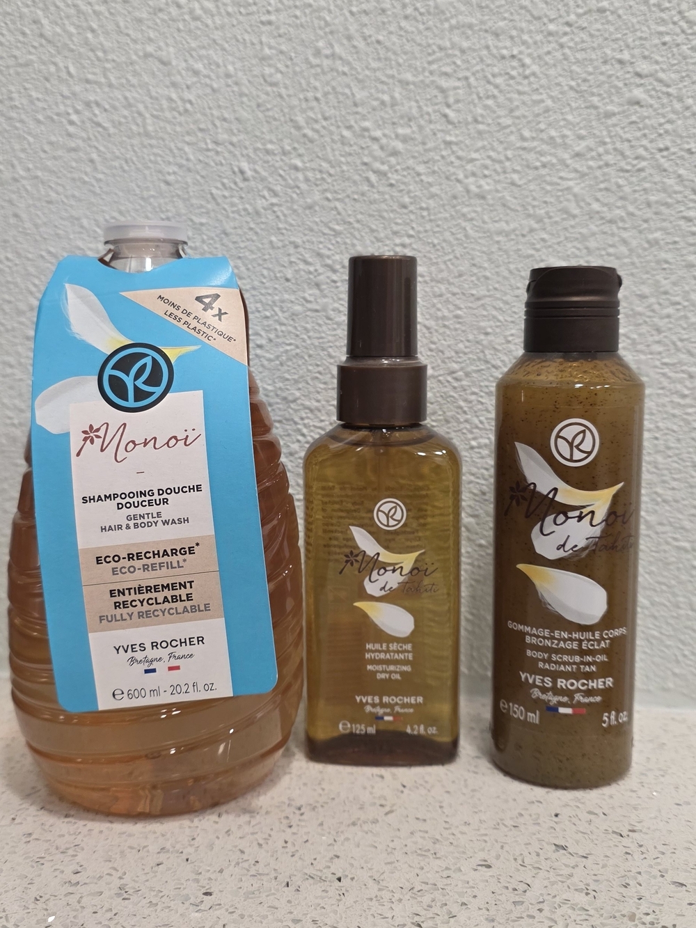 Yves Rocher Monoi Gentle Bath & Body Set - Brown